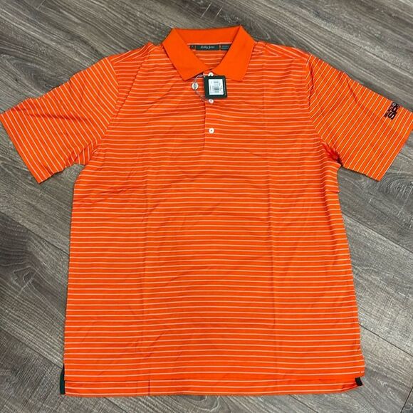 Bobby Jones Striped Orange “Bonfire” Golf Tee - Picture 1 of 2